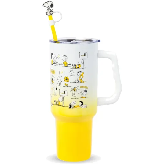 Peanuts Stainless Steel Tumbler 40oz with Handle