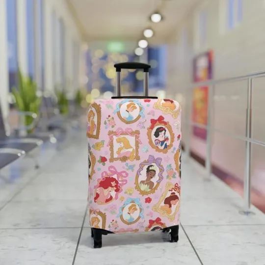 Discover Disney Luggage Cover, Disney Princess Suitcase Protector, Travel Accessories