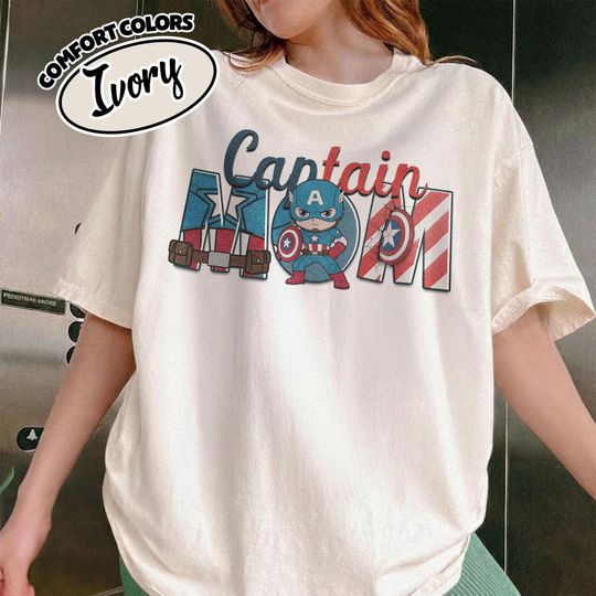 Discover Avengers Super Mom Disney Marvel Shirt, Comfort Colors Superhero Matching Mothers Day Tee