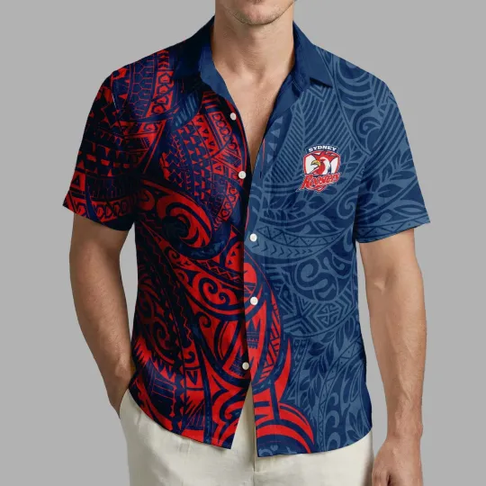Discover Sydney Roosters Personalized Hawaiian Shirt for Fans