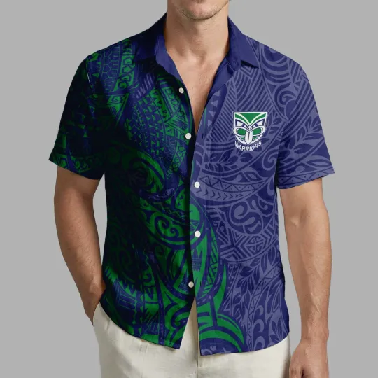 New Zealand Warriors Personalized Hawaiian Shirt for Fans