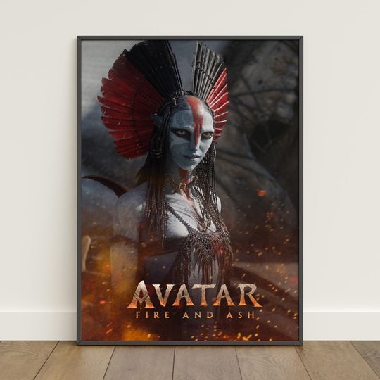Discover Avatar Fire and Ash Vertical Poster | Sci-Fi Fantasy Wall Art