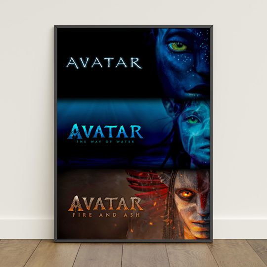 Discover Avatar Trilogy Poster | Avatar Fire and Ash Wall Art