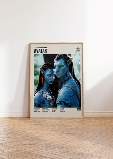 Avatar,James Cameron,Minimalist Movie Poster, Retro Movie Poster, Vintage Retro Art Print