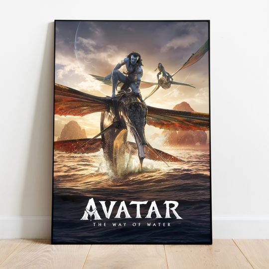 Discover Avatar: The Way of Water Poster, Wall Art & Home Decor, Sci-Fi Movie Poster Gift