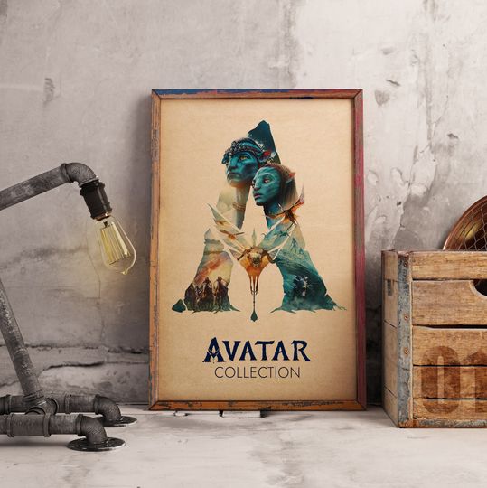 Discover Avatar: The Way of Water Poster - Sci-Fi Movie Art on Matte Kraft Paper