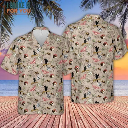 Disney Indiana Jones Hawaiian Shirt, Disney Cruise Button Down Vacation Shirt