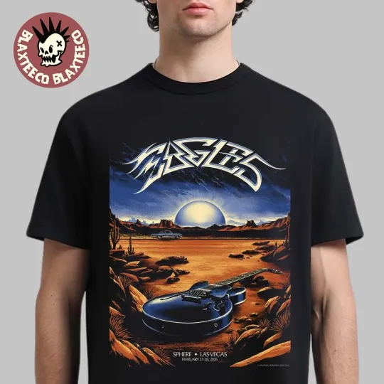 Discover Eagle Live At Sphere Las Vegas On February 27 28 2026 Event Poster T-Shirt Unisex