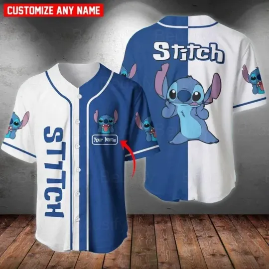 Discover Personalized Stitch Baseball Jersey Shirt