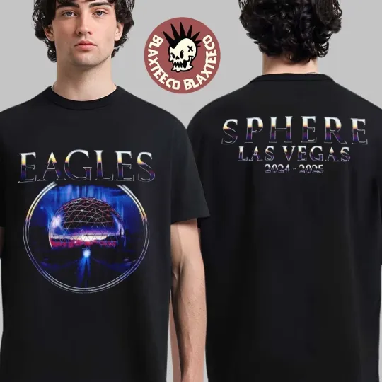 Discover Eagle Live At Sphere Las Vegas 2024 2025 Limited Two Sides Unisex T-Shirt