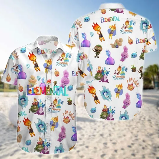 Discover Elemental Hawaiian Shirt, Disney Cruise Button Down Shirt, Encanto Lovers Shirt
