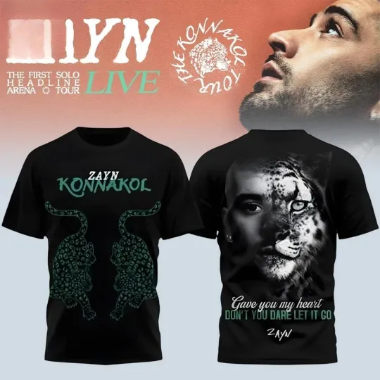 Discover Zayn Malik The Konnakol Tour 3D T-Shirt