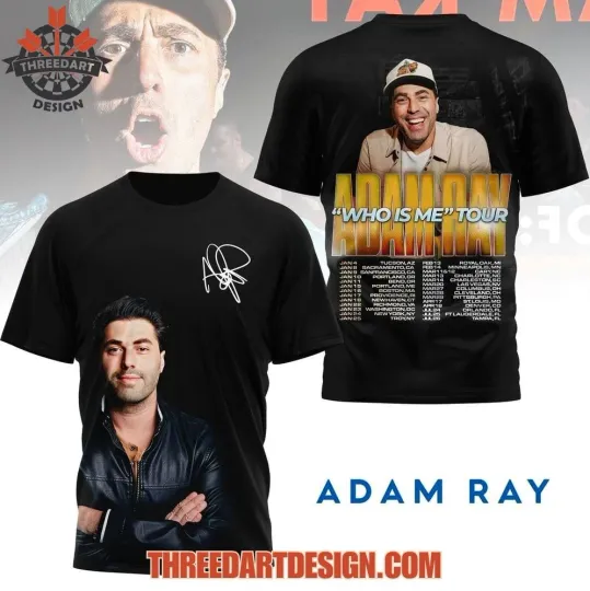 Discover Adam Ray Who Is Me Tour AOP 3D T-Shirt