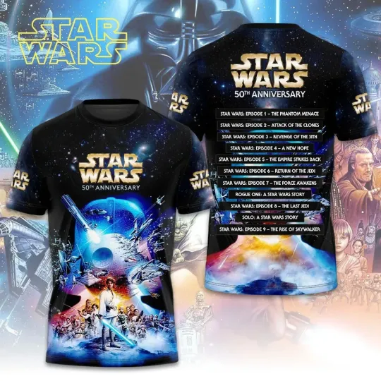 Discover Star Wars 50th Anniversary TShirt