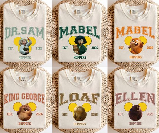 Discover Disney Pixar Hoppers Shirt, Hoppers Characters Shirt, Disney Movies Shirt, Disney Family Matching, Disney Vacation Shirt, Disney Kids Shirt