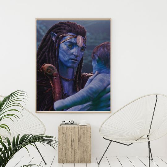 Discover Jake Sully Avatar 2 Poster Pandora Family Art Premium Matte Vertical Poster
