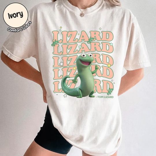 Discover Disney Hoppers Tom The Lizard Shirt, Disneyland Pixar Movie Fan Tshirt, Lizard Funny Tee