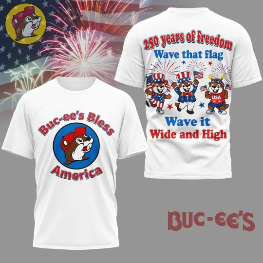Bucees 250th Anniversary America, 250th years of Freedom - All Over Shirt