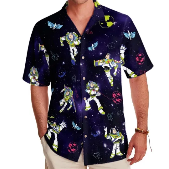 Discover Buzz Lightyear Pixar Toy Story Hawaiian Shirt, Disney Cruise Button Down Shirt