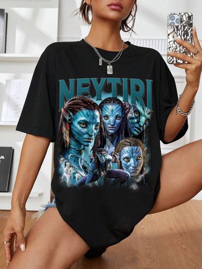 Discover Limited Neytiri Vintage T-Shirt, Avatar Movie Gift for Women and Men