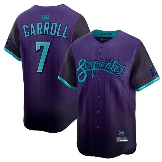 Discover Men's Arizonna Corbin Carroll Purple 2025 City Connect Game Jersey