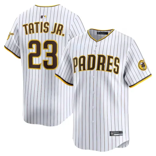 Discover Men's #23 FRD Tatis Jr. Two Colors Alternate  Player Printed Jersey