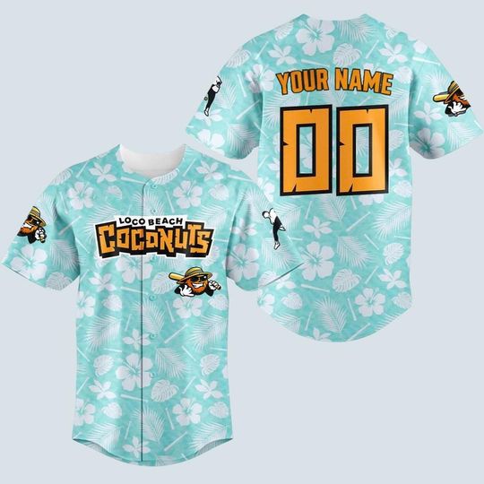 Discover Personalized Coconuts Baseball Jersey, Savannah Baseball Shirt, Game Day Jersey, Coconuts Fan Gift, Loco Beach Uniform