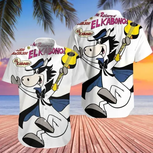 Discover El Kabong Cartoon Hawaiian Button-Down Shirt Unisex
