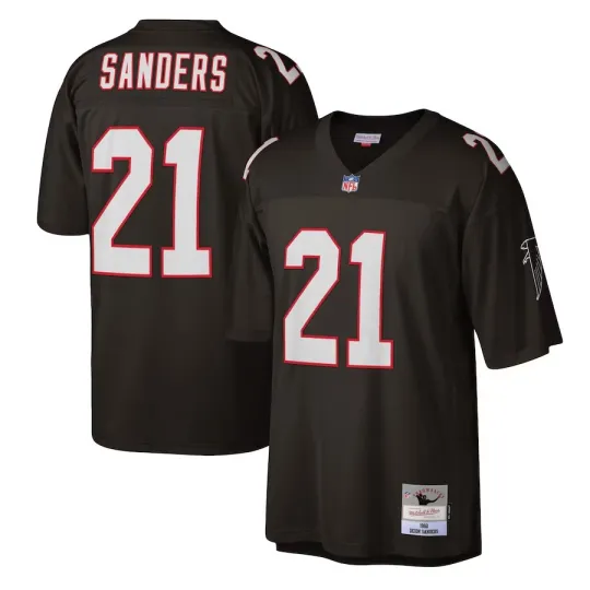 Discover Men's #21 Deion Sanderss Mitchell & Ness Legacy  Jersey - Fully