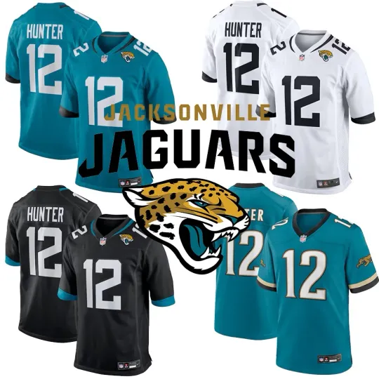 Discover Men's Jaguarss #12 Travis Hunter 2025 Jersey