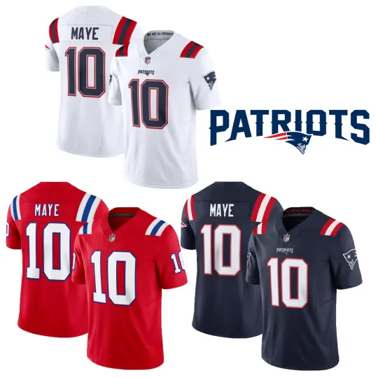 Discover Men's/Youth Patriotss #10 Drake Maye Collection Jersey