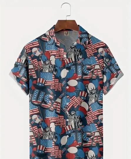Discover Plus Size Hawaiian Men's Shirt 4XL Cruise Vacation
