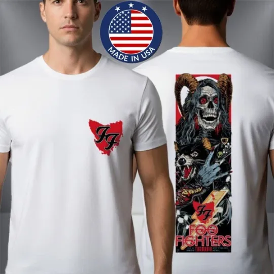 Discover FF Band Fighters Tasmania UTAS Stadium Jan 24 2026 Tour Two Sided T-Shirt