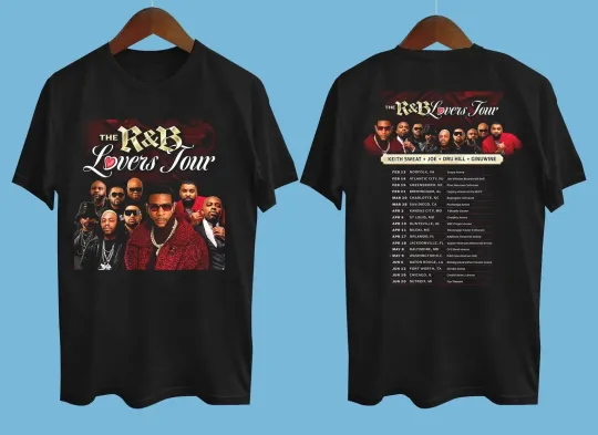 Discover 2 Sides Keith Sweat The R&B Lovers Tour 2026 Black Shirt