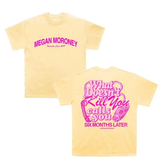 Discover Megan Moroney 6 Months Later The Cloud 9 Tour 2026 yellow haze Shirt VK10019