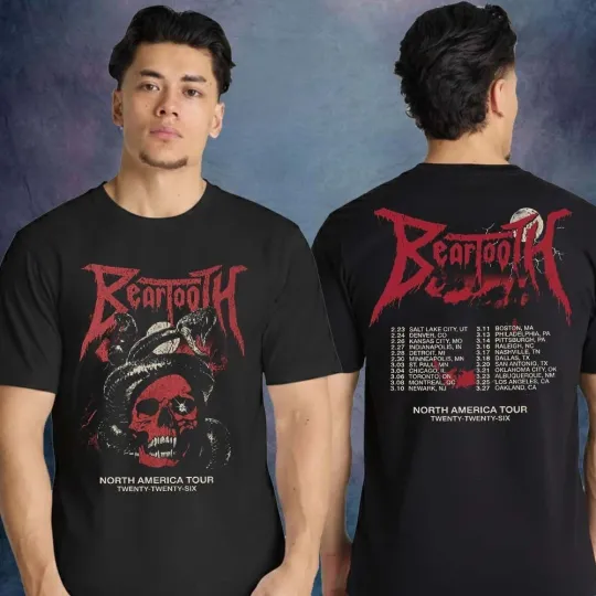 Beartooth Venomous Shadows Tour 2026 T-Shirt