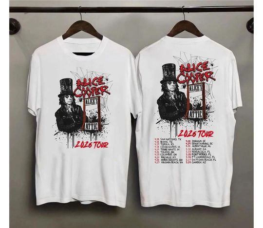 Alice Cooper Alices Attic Tour 2026 T-Shirt