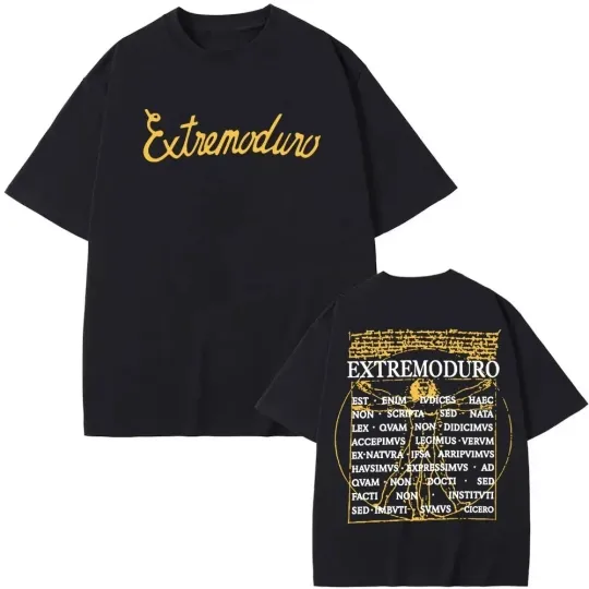 Discover Extremoduro Tour 2026 Rock Band Graphic T-Shirt