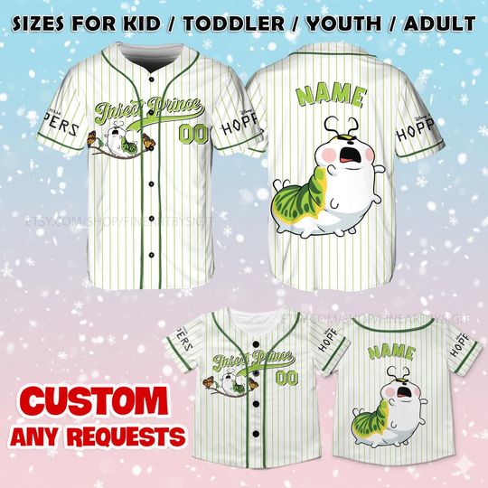 Discover Hoppers Insect Prince Jersey Shirt, Custom Hoppers Titus Baseball Jersey, Insect Prince Costume Shirt, Hoppers 2026 Movie Matching Tee