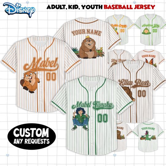 Discover Custom Hoppers Baseball Jersey, Hoppers Character Shirt, Disney Baseball Jersey, Marvel Superhero Fan Gift, Custom Name Number Baseball