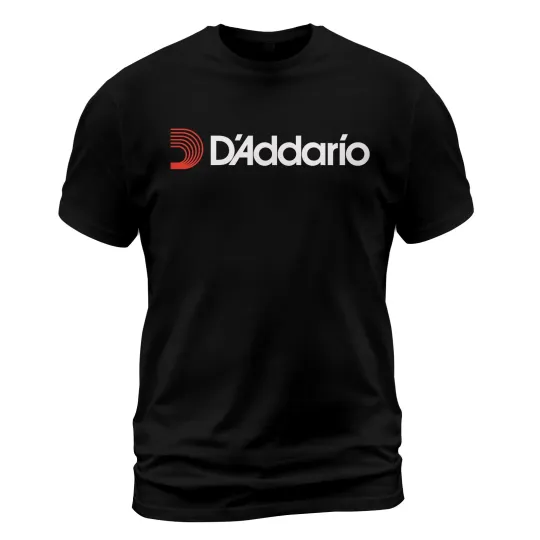 Discover D'Addario Guitar Logo T-Shirt Funny Size S-5XL Made in USA