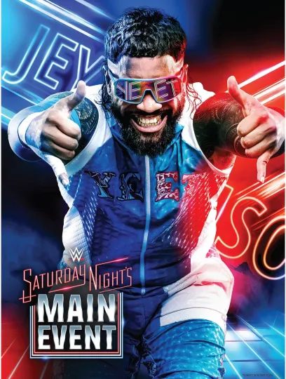 Discover Wrestling Entertainment January 25, 2025 Saturday Night’s Main Event Poster 18x24 Vertical Premium Matte