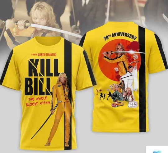 Discover Kill Bill The Whole Bloody Affair 20th Anniversary 3D T-Shirt