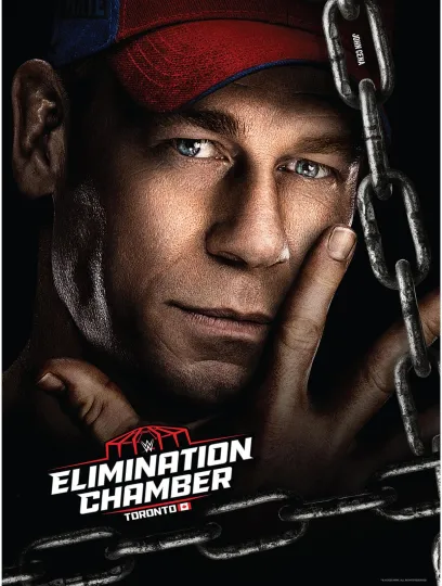 Discover Wrestling Entertainment 2025 Elimination Chamber Event Poster Art Photograph