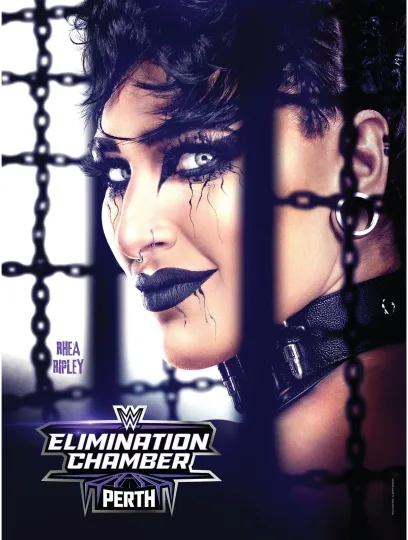 Discover Wrestling Entertainment Elimination Chamber 2024 Event Poster Art Photograph