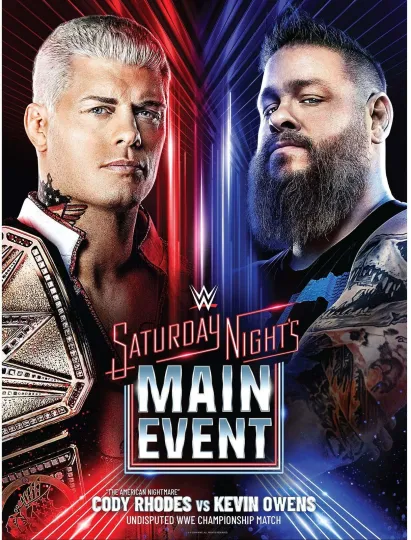 Discover Wrestling Entertainment Saturday Night's Main Event Vertical Poster Art