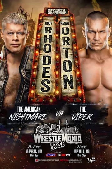 Wrestling Entertainment Giant Poster - Cody Rhodes & Randy Orton