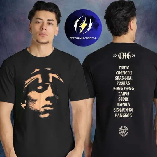 Discover Central Cee Merch Asia Tour 2026 Photo Two Sided Unisex T-Shirt