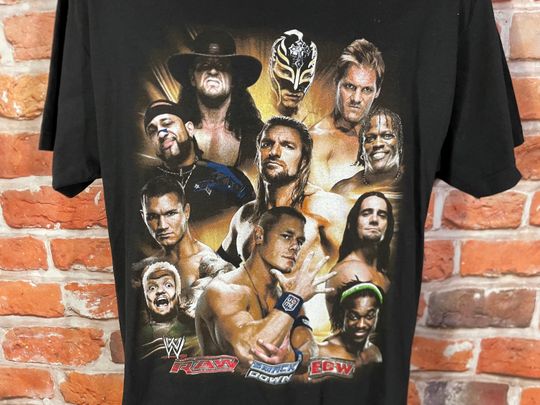 Discover vintage y2k Wrestling Entertainment Roster shirt