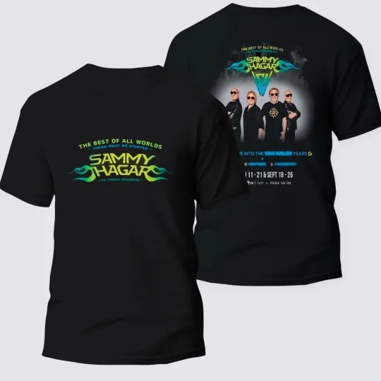 Discover Sammy Hagar 2026 Las Vegas Tour Tee Shirt Reprint Hoodie Or T shirt